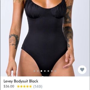 Black princess Polly bodysuit